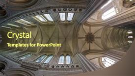  Presentation with notre dame - Audience pleasing PPT layouts consisting of interior of cathedral notre dame bayeux normandy france backdrop and a tawny brown colored foreground