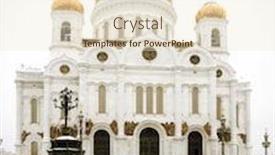  Presentation with christ - Presentation having cathedral of christ the savior in russia background and a lemonade colored foreground