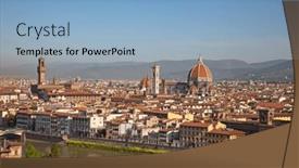  Presentation with saint - PPT layouts featuring cathedral-of-saint-mary background and a light blue colored foreground