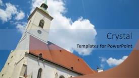  Presentation with martin garrix - Beautiful slide deck featuring cathedral-of-st-martin backdrop and a teal colored foreground