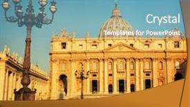  Presentation with peter - Amazing presentation having cathedral of st peters st backdrop and a teal colored foreground