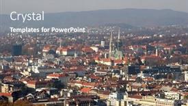  Presentation with virgin mary - Cool new slides with cathedral-of-the-assumption backdrop and a gray colored foreground