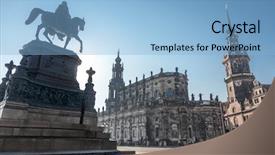  Presentation with solemnity of most holy trinity - Theme featuring cathedral of the holy trinity background and a light blue colored foreground