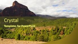 Presentation with africa - PPT layouts having cathedral-rock-mountain-in-morocco background and a tawny brown colored foreground