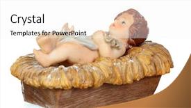  Presentation with baby jesus christmas rustic isolated - Cool new theme with catholic advent - baby jesus christmas rustic isolated backdrop and a white colored foreground