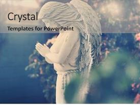 Catholic Angels Angel Christian PPT template 54 | CrystalGraphics