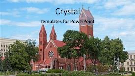  Presentation with catholic - Audience pleasing slide deck consisting of catholic chapel st simon and st elena minsk belarus backdrop and a light blue colored foreground
