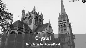  Presentation with black church - Cool new theme with catholic church of our lady backdrop and a dark gray colored foreground