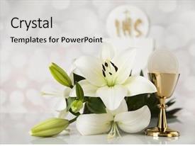 Christian Holy Communion Catholic Eucharist PPT template 5 ...