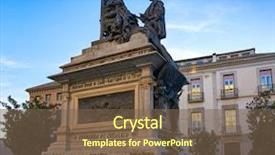  Presentation with kings - Amazing PPT layouts having catholic kings of spain memorial backdrop and a tawny brown colored foreground