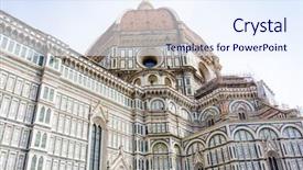  Presentation with street light view - Beautiful presentation featuring catholic mary - beautiful street view backdrop and a sky blue colored foreground