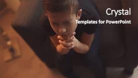  Presentation with black people praying - Beautiful slides featuring catholic schools - little boy praying indoors backdrop and a  colored foreground