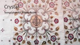  Presentation with church - Beautiful slides featuring catholicism - church vestments backdrop and a soft green colored foreground