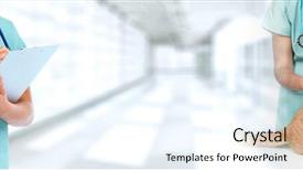  Presentation with veterinary - PPT theme having cats vacine - veterinarian doctor with cat background and a cool aqua colored foreground