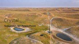  Presentation with forest morning - Colorful presentation enhanced with cattle-water-holes-in-nebraska backdrop and a gold colored foreground