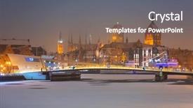  Presentation with waikiki old - Cool new PPT layouts with catwalk - old town of gdansk backdrop and a gray colored foreground