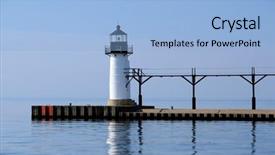  Presentation with joseph - Colorful slide set enhanced with catwalk - st joseph north pier outer backdrop and a light blue colored foreground