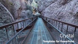  Presentation with recreation - Presentation theme featuring catwalk-recreation-area-of-gila background and a ocean colored foreground