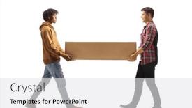  Presentation with generation and african american culture - Presentation featuring caucasian-and-african-american-guy background and a white colored foreground