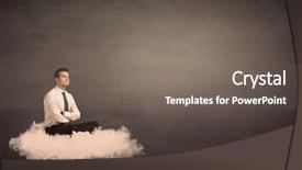  Presentation with plain - Colorful PPT theme enhanced with a plain grunge background backdrop and a gray colored foreground