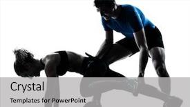  Presentation with man joined woman - Amazing theme having caucasian couple man woman personal backdrop and a light gray colored foreground