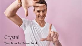  Presentation with frame pink - 