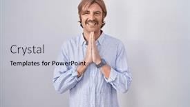  Presentation with forgiveness - Slides featuring caucasian-man-with-mustache-standing background and a lemonade colored foreground