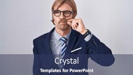  Presentation with lips mouth - Slides enhanced with caucasian-man-with-mustache-wearing background and a ocean colored foreground