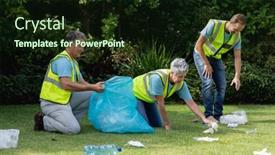  Presentation with generation - Beautiful theme featuring caucasian-multi-generation-group backdrop and a wine colored foreground