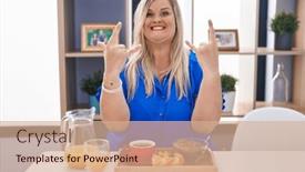  Presentation with rock music - 