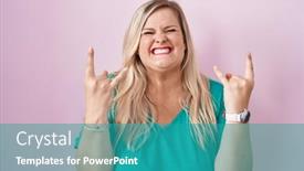  Presentation with rock music - 