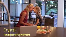  Presentation with social isolation - Audience pleasing slides consisting of caucasian-woman-enjoying-her-time backdrop and a tawny brown colored foreground