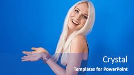  Presentation with woman hands open - 