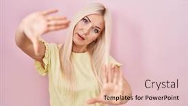  Presentation with frame pink - 