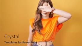  Presentation with woman sad - 