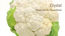  Presentation with cauliflower - Beautiful slide set featuring education business fail and technology backdrop and a soft green colored foreground.