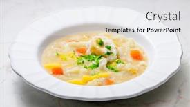  Presentation with cauliflower - Cool new presentation design with cauliflower-soup-with-carrot-potatoes backdrop and a  colored foreground