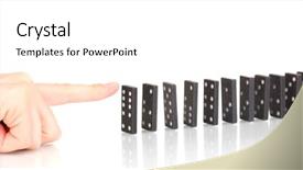  Presentation with 3d white people pushing - Audience pleasing theme consisting of brand decision - advertise with us commercial branding backdrop and a coral colored foreground