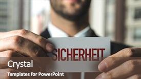  Presentation with safety - Colorful PPT layouts enhanced with property regulation - safety in german backdrop and a tawny brown colored foreground