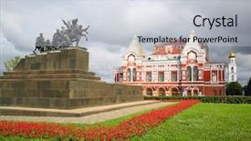  Presentation with drama - PPT layouts consisting of drama theater in samara background and a lemonade colored foreground