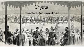  Presentation with equestrian - Presentation featuring  background and a  colored foreground