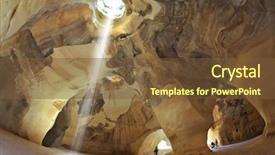  Presentation with rough - Audience pleasing theme consisting of cave and forms dazzling backdrop and a tawny brown colored foreground