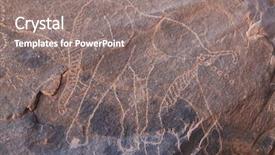  Presentation with engraving - PPT theme with dna - biology chemistry technology science background and a tawny brown colored foreground.