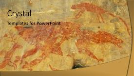  Presentation with brazil - Cool new presentation theme with palaeolithic - cave region matozinhos brazil backdrop and a yellow colored foreground