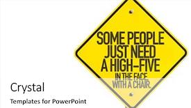  Presentation with people - Audience pleasing presentation theme consisting of caveat - some people just need backdrop and a white colored foreground