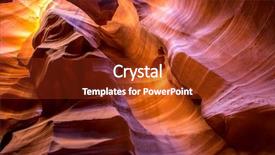  Presentation with navajo - Colorful PPT theme enhanced with arizona antelope canyon on navajo backdrop and a tawny brown colored foreground