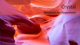  Presentation with arizona - PPT theme having paging - famous antelope canyon near page background and a red colored foreground