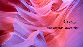  Presentation with arizona - Amazing slide deck having famous antelope canyon near page arizona backdrop and a coral colored foreground