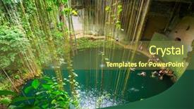  Presentation with mexico - PPT theme consisting of near chichen itza in mexico background and a tawny brown colored foreground