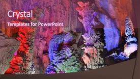 Presentation with caves - Cool new theme with caves in guilin guangxi provine backdrop and a  colored foreground